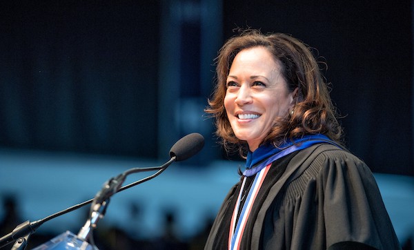 Vice President Kamala Harris speaking at Howard University.