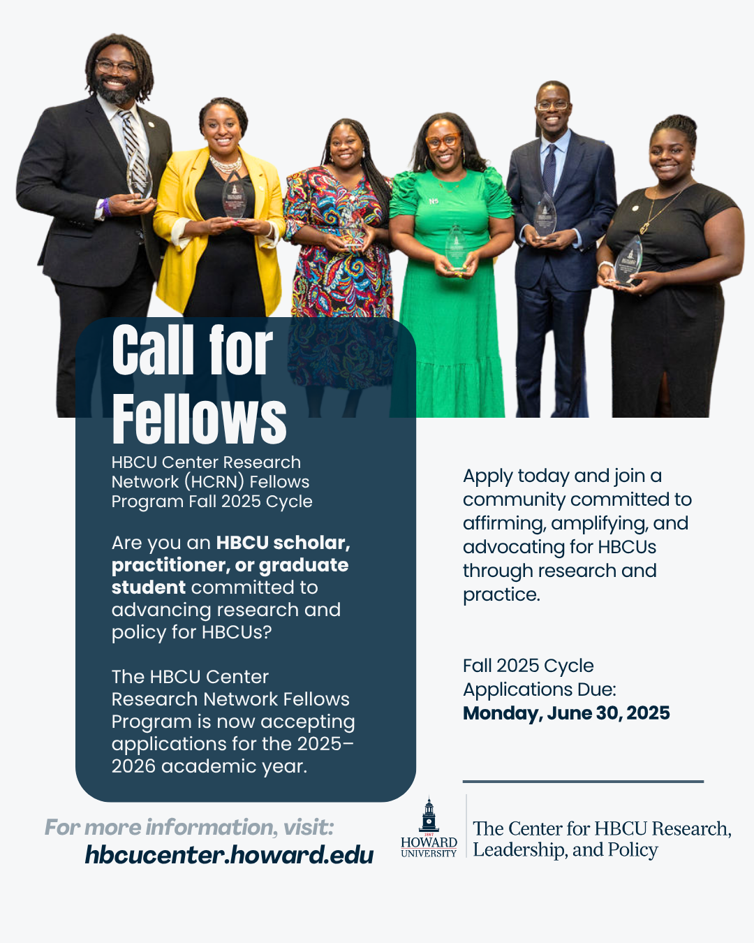 HBCU Center Call for Fellows 2025-2026 AY