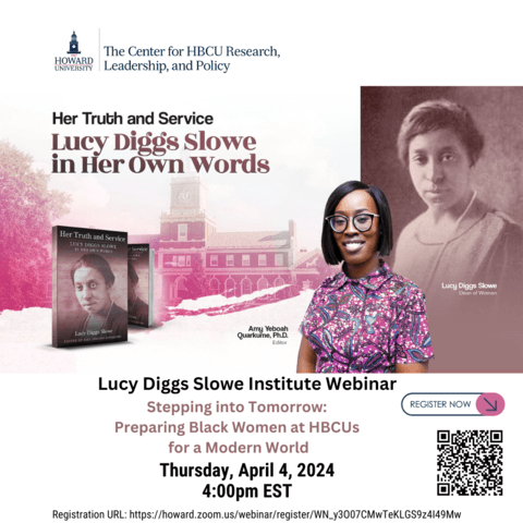 Lucy Diggs Slowe Webinar April 4, 2024